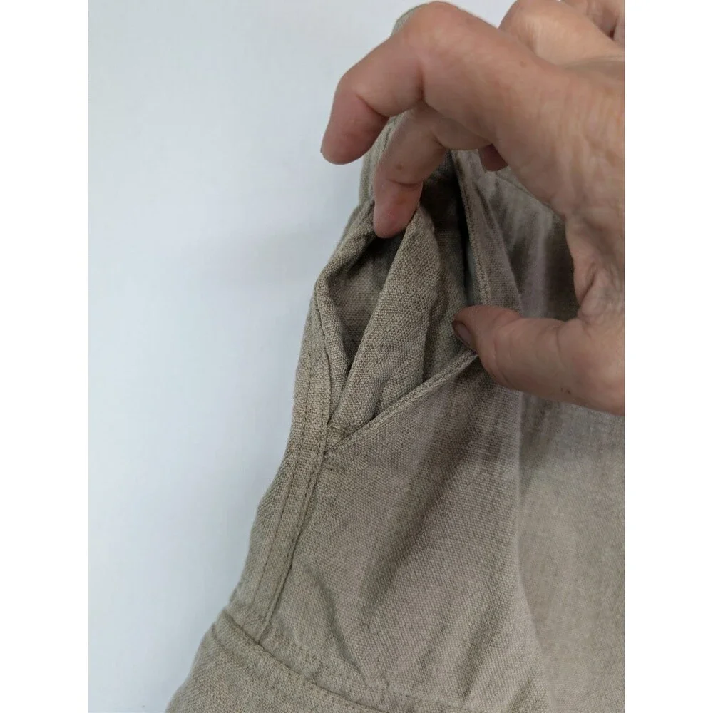 Daniel Cremieux Men’s Linen Khaki Cargo Shorts 36